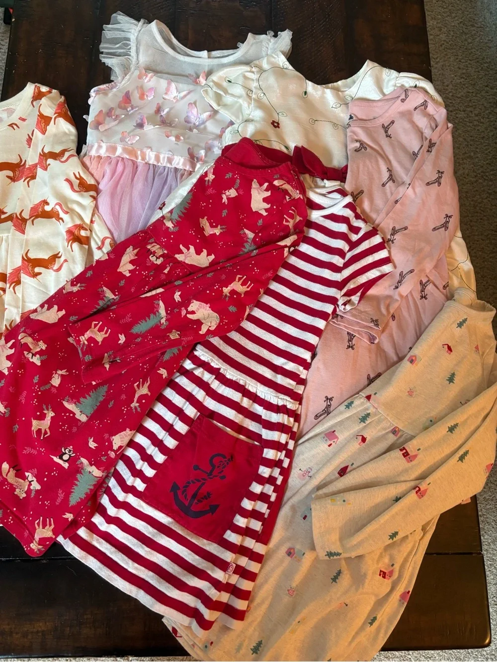 Bundle of 11 Dresses in Kids Size 5T, 4T